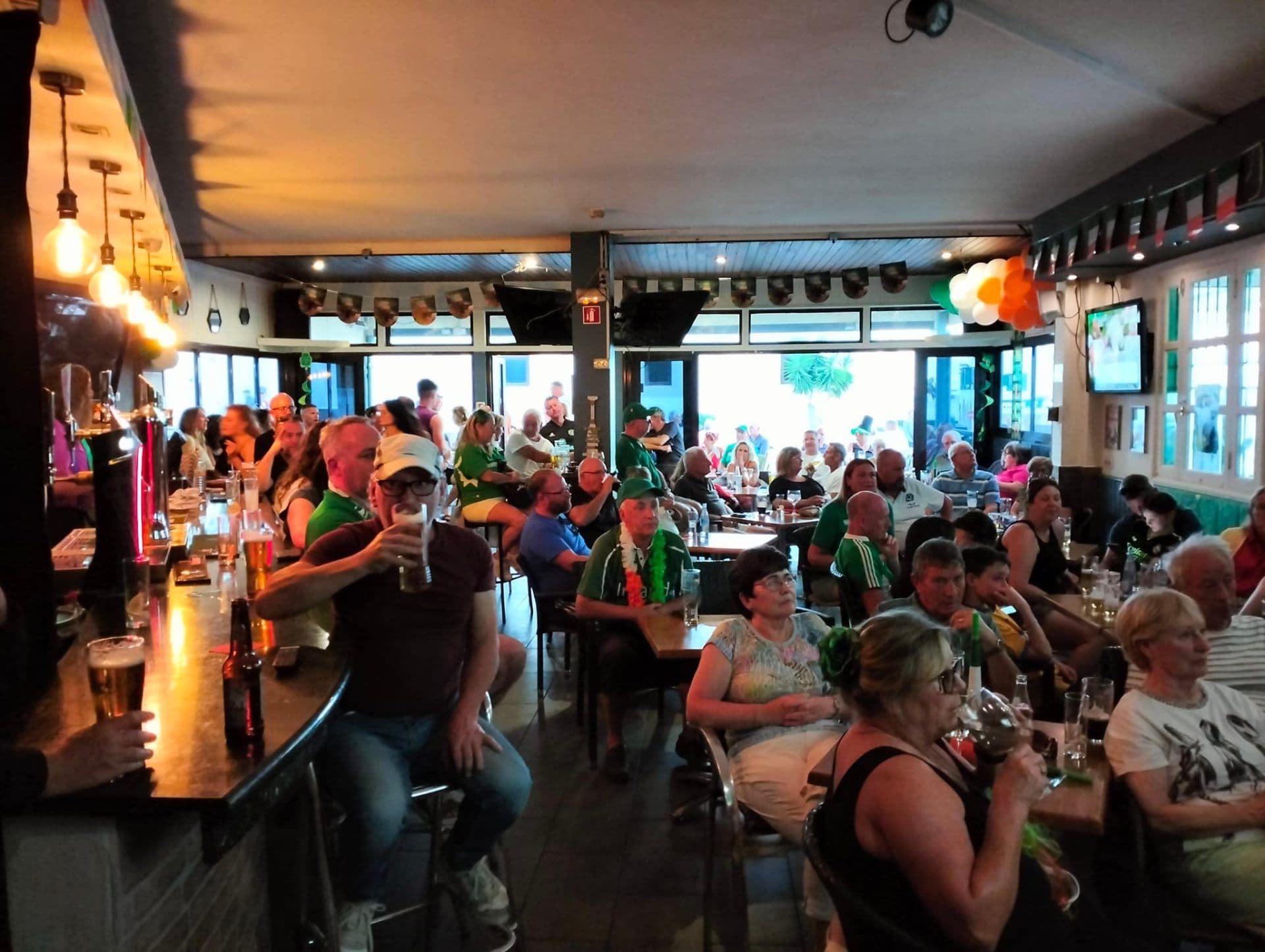 Inside O'Connors Irish Pub Playa Blanca