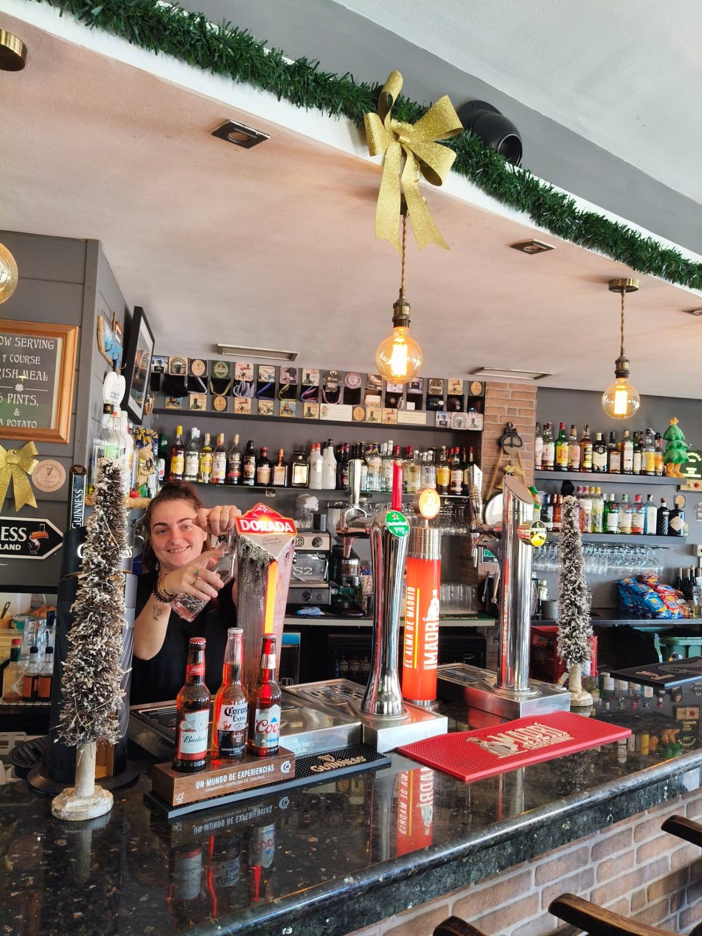Beer taps at O'Connors