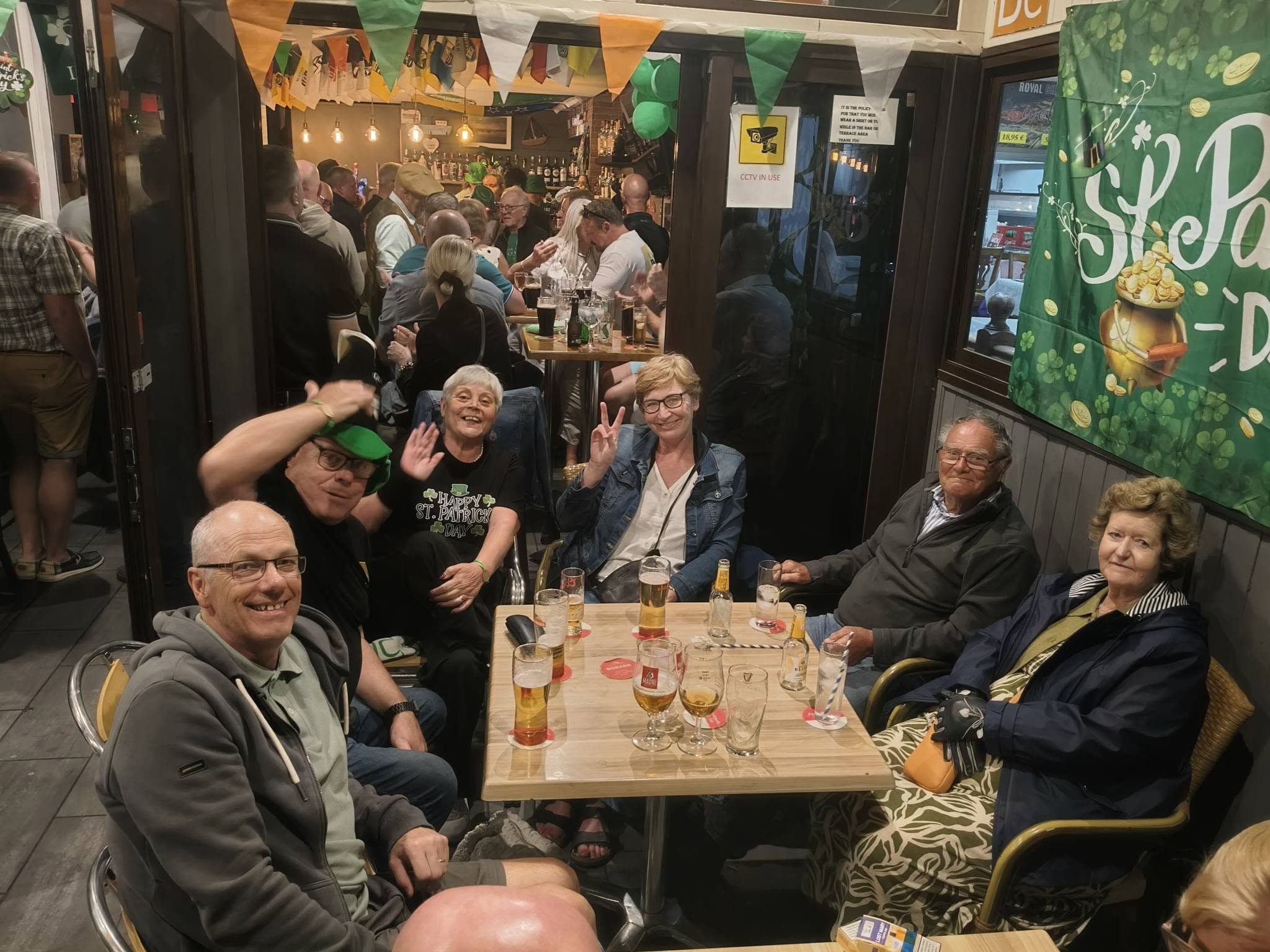 A lively night at O'Connor's, Playa Blanca